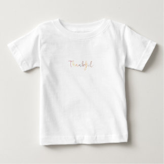 Dankbares Thanksgiving-Shirt für Kleinkinder Baby T-shirt