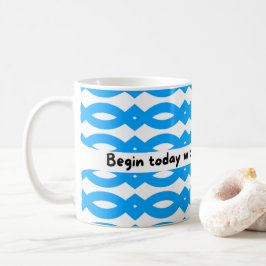 Dankbares Thema Kaffee Tasse inspirierendes Sprich