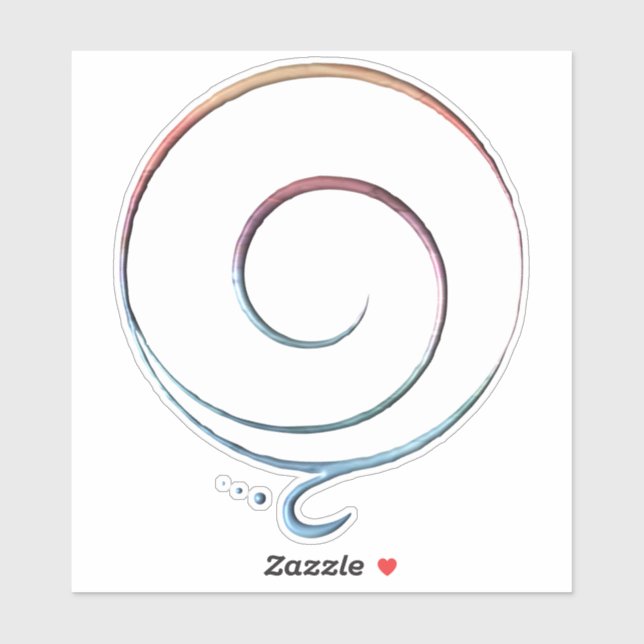 Dankbarkeit 1 aufkleber (Blatt)