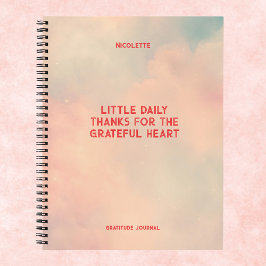 Dankbarkeit Benutzerdefinierte Manifestation Notizbuch