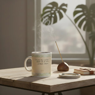 Dankbarkeit bleibt: Dankbarkeit jenseits der Uhr   Jumbo-Tasse