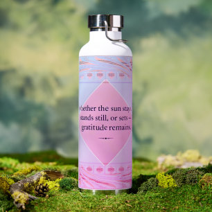 Dankbarkeit bleibt™: Ein tägliches Ritual der Lieb Trinkflasche