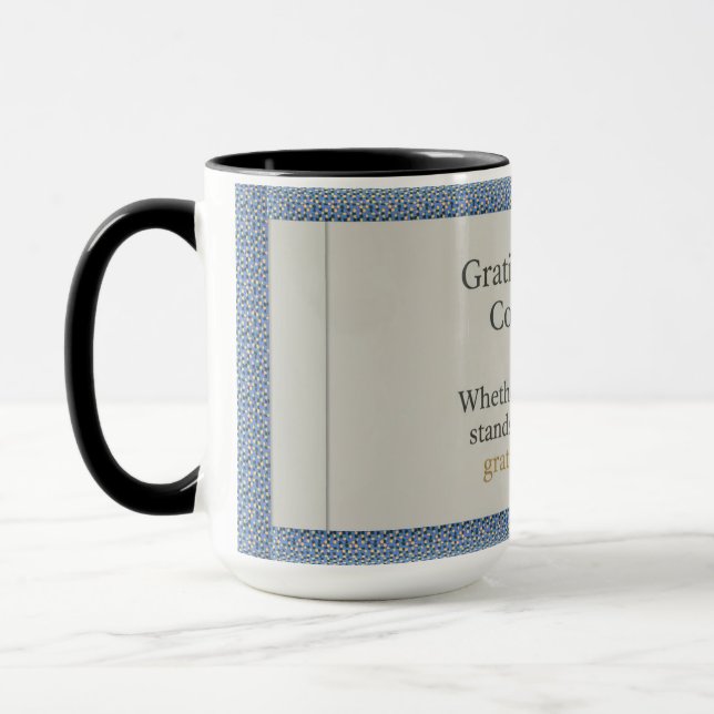 Dankbarkeit bleibt: Schöner Tag, bessere Nacht, im Tasse (Links)