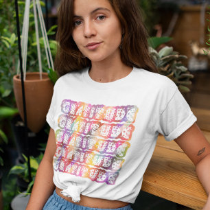 Dankbarkeit Colorful T-Shirt