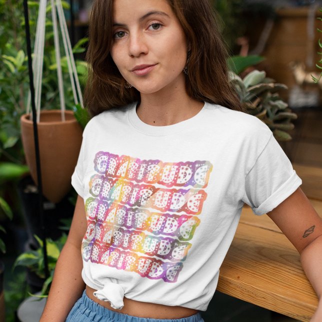 Dankbarkeit Colorful T-Shirt (Von Creator hochgeladen)