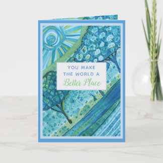 Dankbarkeit dank Ihrer Karte