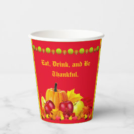 Dankbarkeit - Erntedank Pappbecher