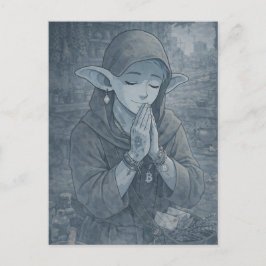 Dankbarkeit / Heiler / Zuhause Postkarte