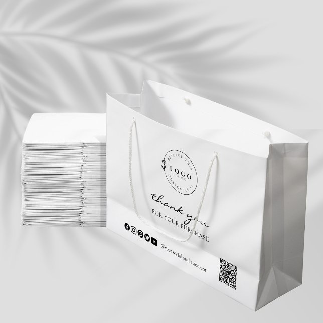 Dankbarkeit in Hand Custom Vielen Dank kaufen Große Geschenktüte (Von Creator hochgeladen)