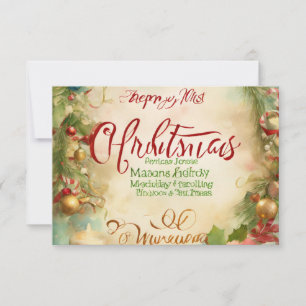 Dankbarkeit in Tinte: Ein herzliches Dankeschön" Dankeskarte