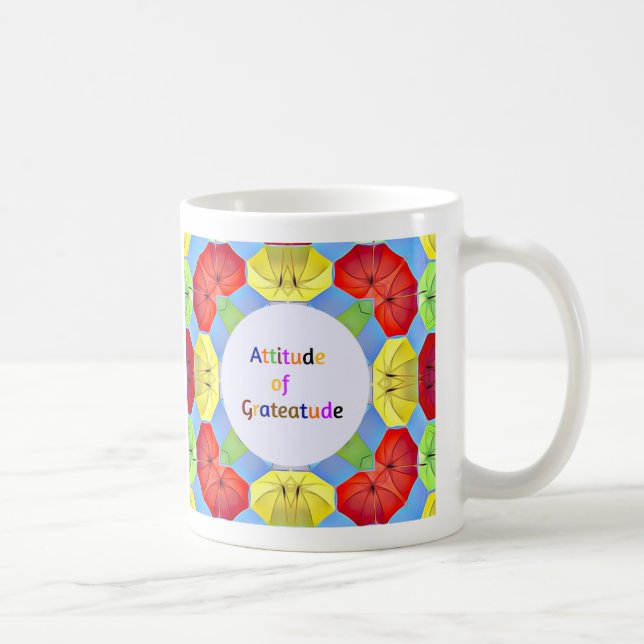 Dankbarkeit Kaffee-Tasse Kaffeetasse (Rechts)