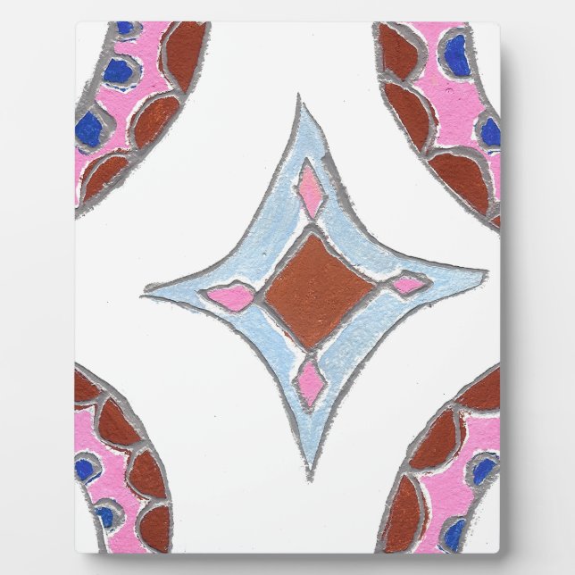 Dankbarkeit Peace Liebe Unite Mandala Kunstdrucker Fotoplatte (Vorderseite)