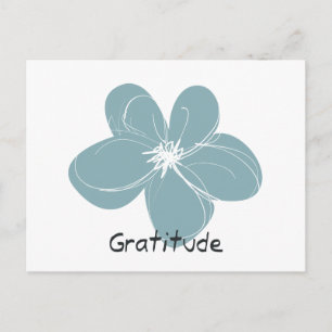 Dankbarkeit Postkarte