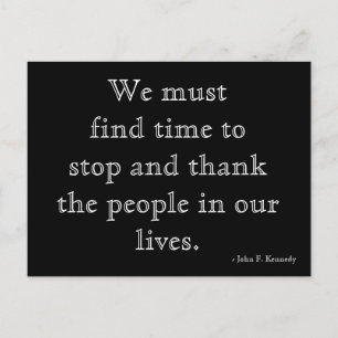 Dankbarkeit Postkarte