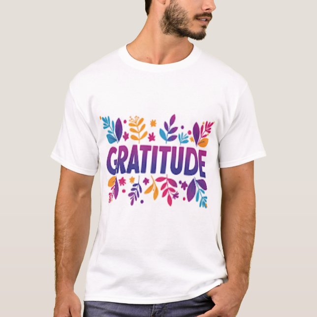 Dankbarkeit T-Shirt (Vorderseite)