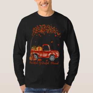 Dankbarkeit und gesegnet Pumpkin Truck Danke T-Shirt