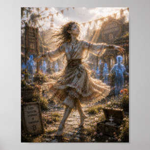 Dankbarkeit / Volkstänzer / Alte Messe Poster