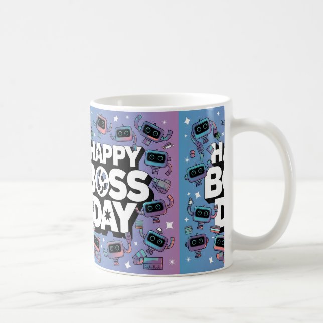 Dankbarkeit zeigen: Creative Boss Day Patterns und Kaffeetasse (Rechts)