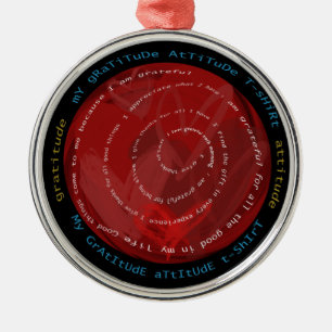 Dankbarkeits-Haltung Ornament Aus Metall