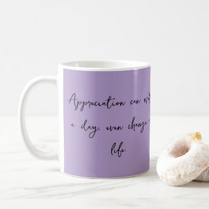 Dankbarkeits-Inspirations-Tasse Kaffeetasse