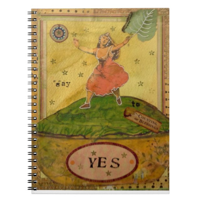 Dankbarkeits-Notizbuch, das Segen zählt Notizblock (Vorderseite)