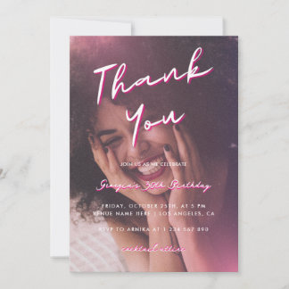 Danke, 30. Geburtstag Party Einladung