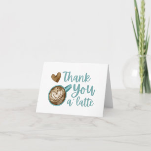 Danke A' Latte Karte