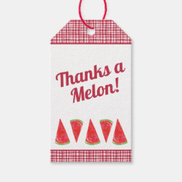 Danke A Melon Watermelon Geschenkanhänger