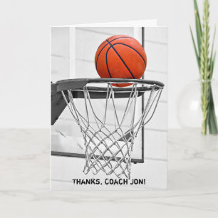 Danke an Basketball Coach