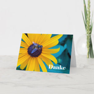 Danke an Bee Danke für die Blume Karte