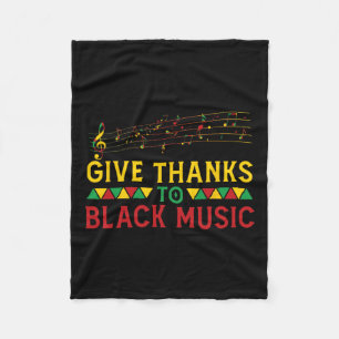 Danke an Black Music Black - History Month J Fleecedecke