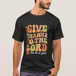 Danke an den Herrn Jesus Christlich Thanksgivi T-Shirt