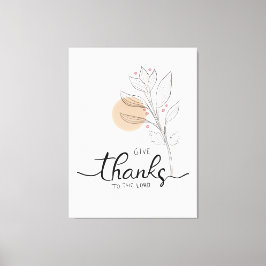 Danke an den Herrn Leinwanddruck