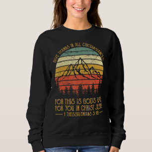Danke an den Herrn Religious S Christlich Sweatshirt