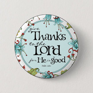Danke an den Herrn - Round Button Button