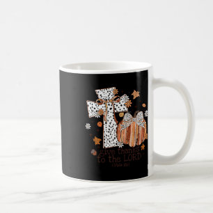 Danke an den Lord Fall Cross Christlich Kaffeetasse