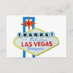 Danke an die Frischvermählten aus Las Vegas
