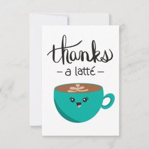 Danke an die Latte Danke-Card