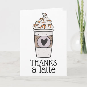 Danke an die Latte Danke-Card Karte