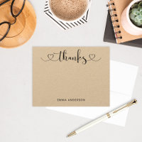 Danke an die moderne Heart Script Kraft Personalis