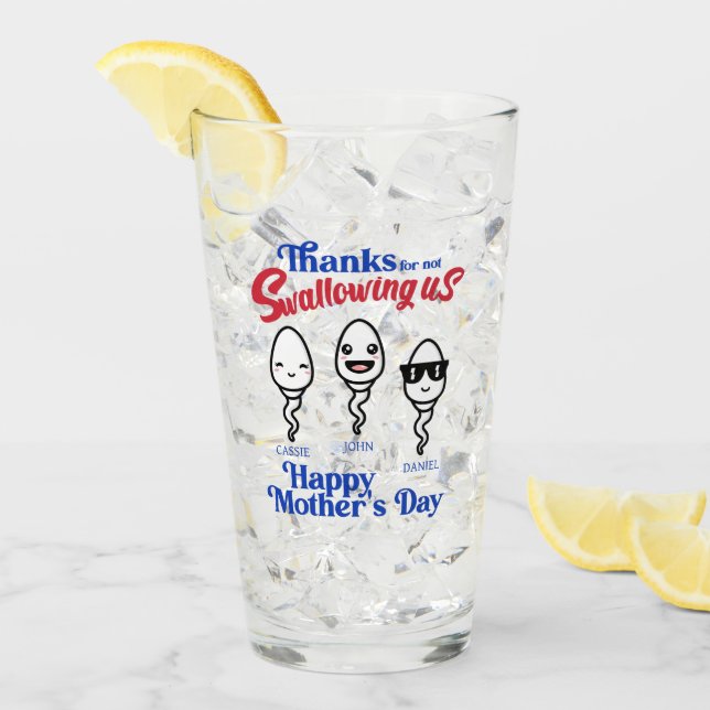 Danke an die Mutter, dass sie uns nicht verschluck Glas (Vorderseite Ice)