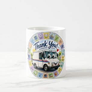 Danke an die Postmitarbeiter Anerkennung Kaffeetasse