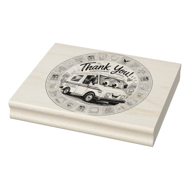 Danke an die Postmitarbeiter  Gummistempel (Stempel)