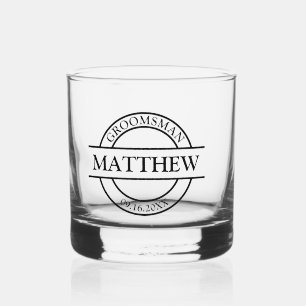 Danke an die Trauzeugen Whiskyglas