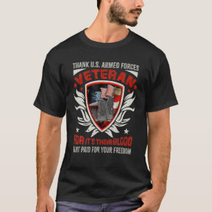 Danke an die US-Streitkräfte Veteran T-Shirt