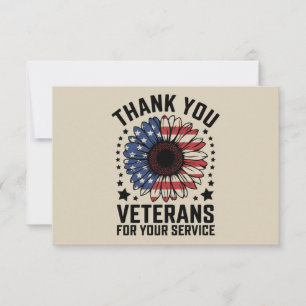 Danke an die Veteranen Sonnenblume Militärveterane