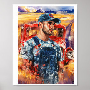 Danke an diejenigen, die beim Aufbau Amerikas geho Poster