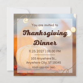 Danke an diesen Erntedank, ganz individuell Einladung