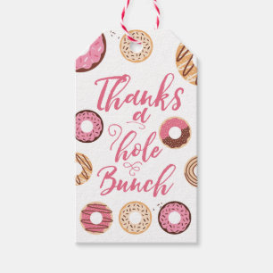Danke an ein Hole Bunch Pink Gefallen Tags Geschenkanhänger