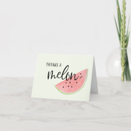 Danke an eine Melon Wassermelon Dankeschön Karte
